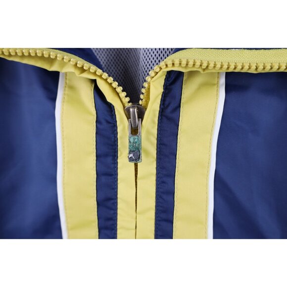 Vintage Adidas Mens Size XL Notre Dame University Lined Windbreaker Jacket Blue - Picture 5 of 16